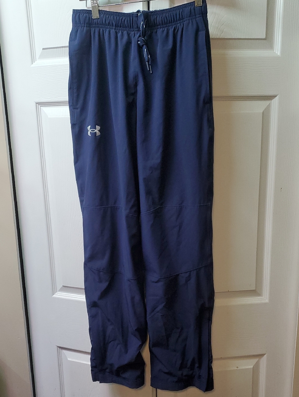 Under Armour Navy Blue Athletic Track Pants Size S